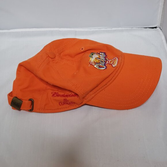 Bud Light Chelada & Clamato Orange Slideback Hat Orange One Size Adjustable NWOT - Picture 4 of 5